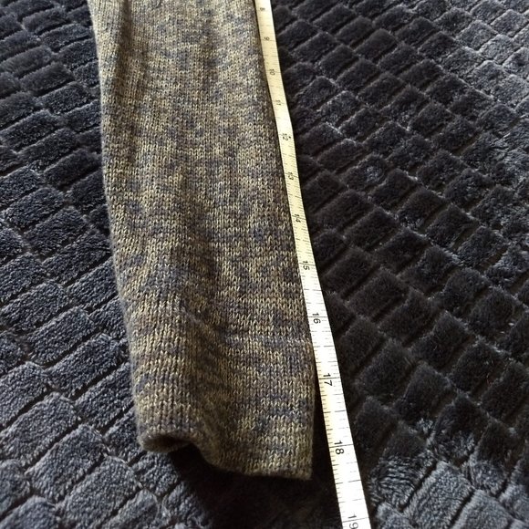 vintage Y2K 00s Line knit open waterfall cardigan - Picture 8 of 12